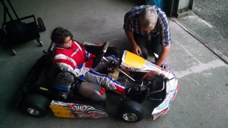 Afstellen kart 30-9-2014